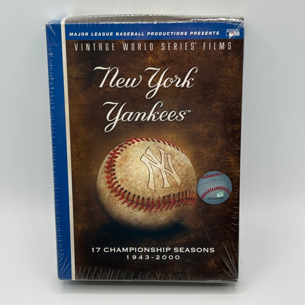 New York Yankees Vintage World Series Films 5-DVD Box Set 17 Seasons 1943-2000